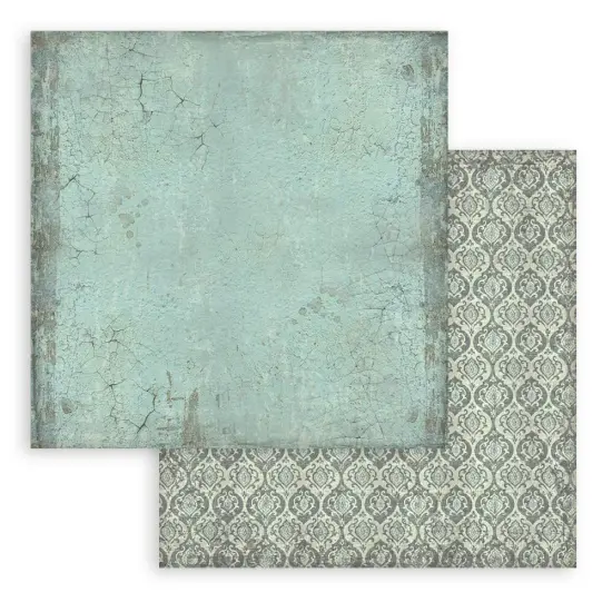 Stamperia Backgrounds Double-Sided Paper Pad 8"X8" 10/Pkg-Voyages Fantastiques, 10 Designs, 1 Each {6}