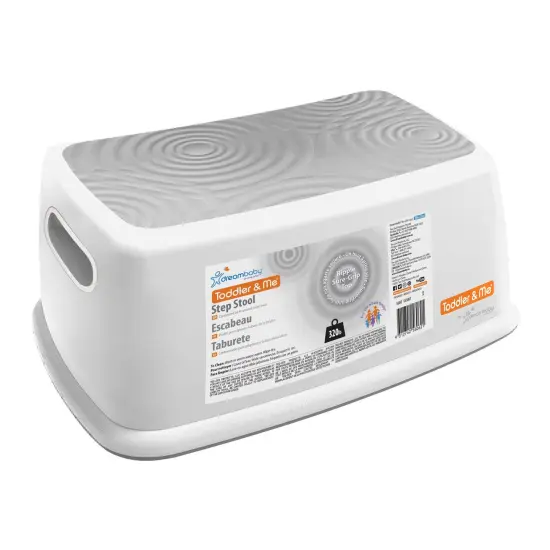 Toddler & Me&trade; Step Stool, Gray/White {2}