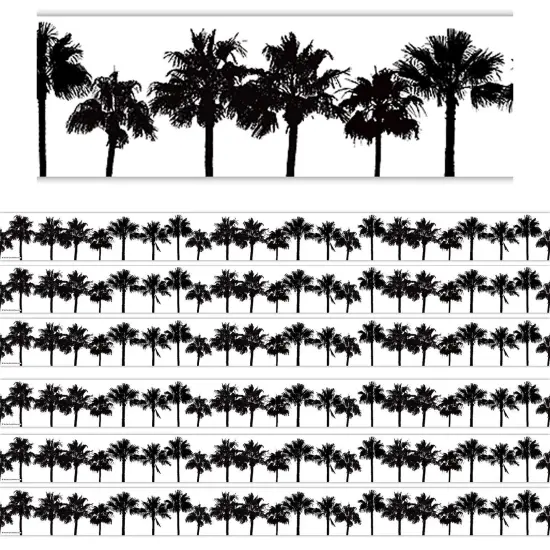 Coco Palms Straight Border Trim, 35 Feet Per Pack, 6 Packs {1}