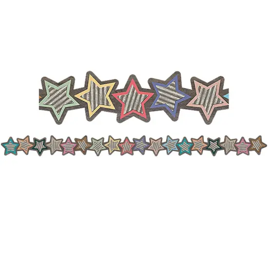 Home Sweet Classroom Stars Die-Cut Border Trim, 35 Feet Per Pack, 6 Packs {2}