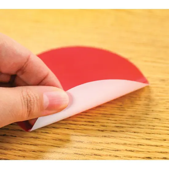 Spot On&reg; Dry-Erase Desktop Writing Spots Colorful Circles - 4", 12 Per Pack, 2 Packs {2}