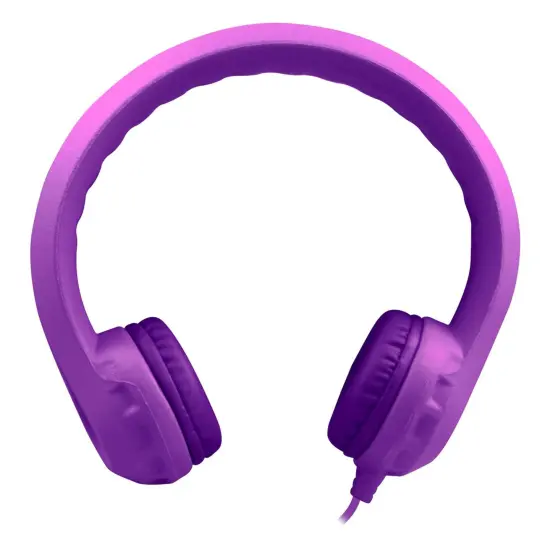 Flex-Phones Single Construction Foam Headphones - Purple {1}