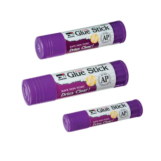 Glue Sticks - AP Certified, Class Pack, Purple, 0.28 oz., 30 Per Pack, 2 Packs {2}