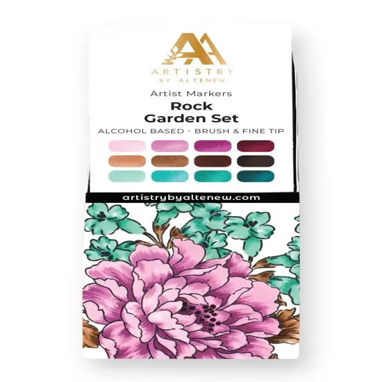 Rock Garden Artist Alcohol Markers Set D {1}