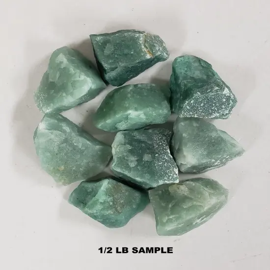 Green Aventurine AKA Green Quartz - Rough Stones Bulk {5}