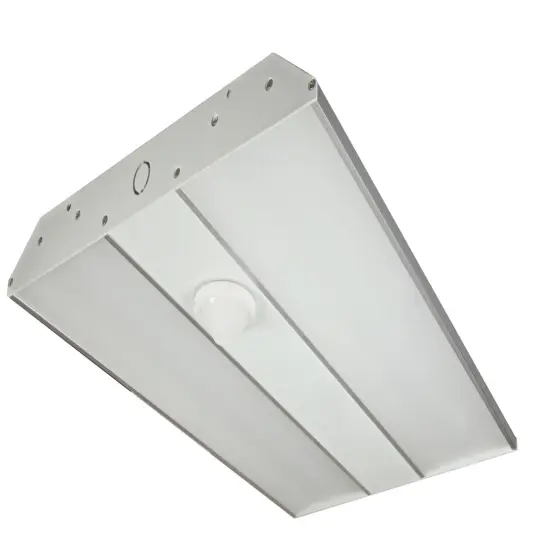 Nuvo 75w 2-Foot Flat Panel Linear Hi-Bay Fixture w/ Acrylic lens in Gray Finish Aluminum {1}