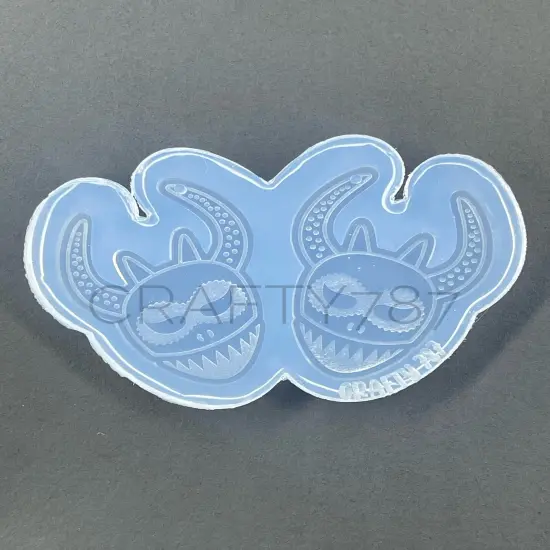 Vejigante Dangle Earring Silicone Mold (D1) {4}