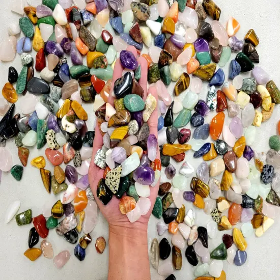 Tumbled Crystals South Africa Mix - Size Medium - Bulk Tumbled Stones {1}