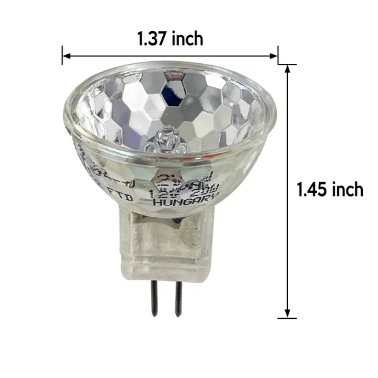 Platinum FTD 20W 12V MR11 GU4 Bipin Base Flood Mini Reflector Bulb {2}
