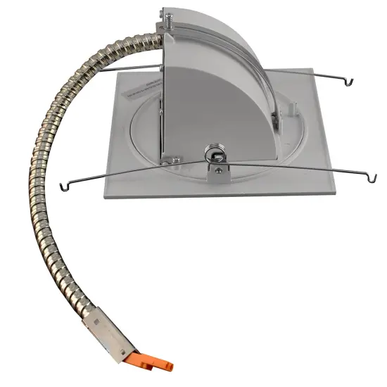 NICOR 5 in. Multi-Adjustable Square LED Fixture with Housing in 3000K Soft White {4}