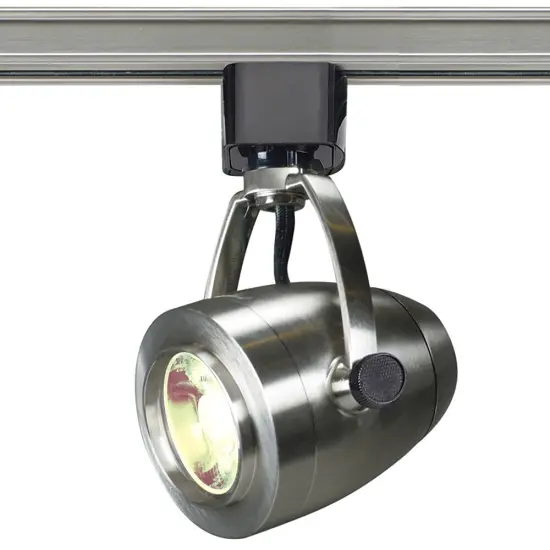 Nuvo TK417 Pinch Back Brushed Nickel 3 Light LED Track Kit - 36w - Soft White {2}