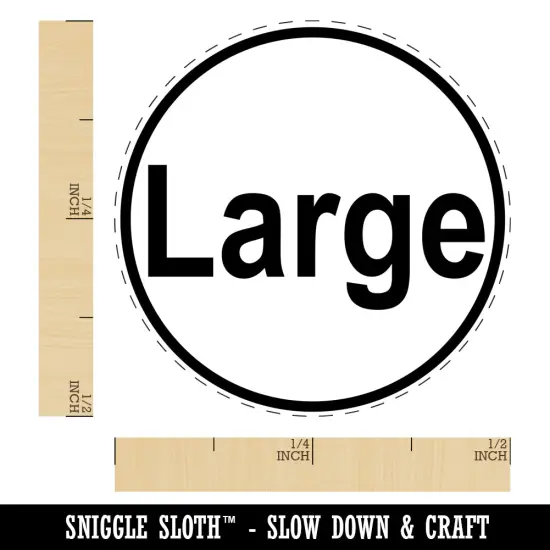 Large Size Tag Self-Inking Rubber Stamp for Stamping Crafting Planners Green {1}