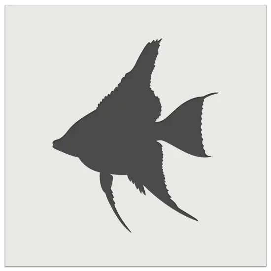 Freshwater Angelfish Fish Silhouette Wall Cookie DIY Craft Reusable Stencil {2}