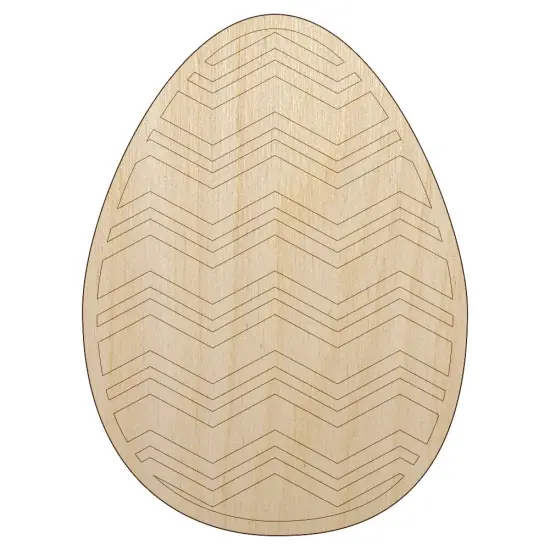 Easter Egg Unfinished Wood Shape Piece Cutout for DIY Craft Projects {1}
