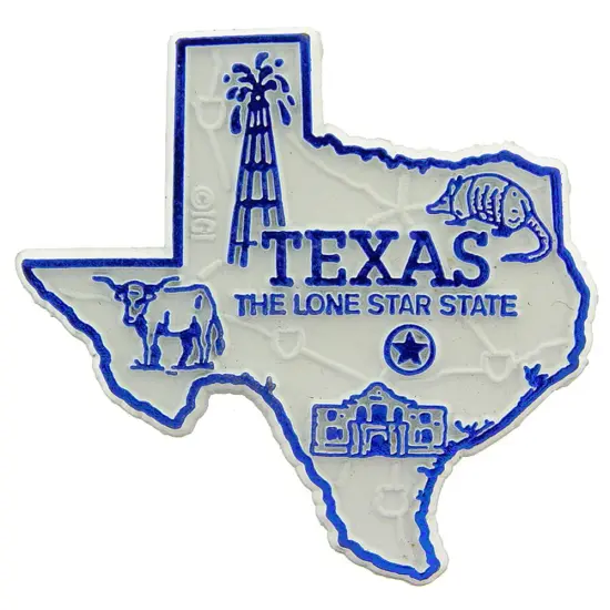 Texas Refrigerator Magnet 2" {1}