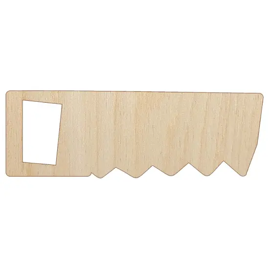 Saw Doodle Tool Construction Building Unfinished Wood Shape Piece Cutout for DIY Craft Projects {2}