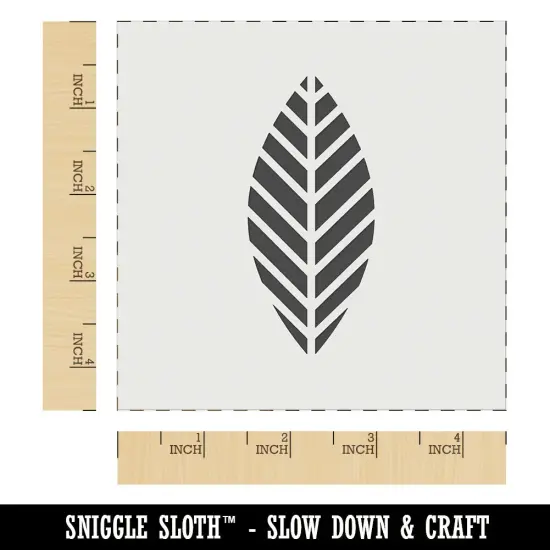 Cute Leaf Wall Cookie DIY Craft Reusable Stencil {6}