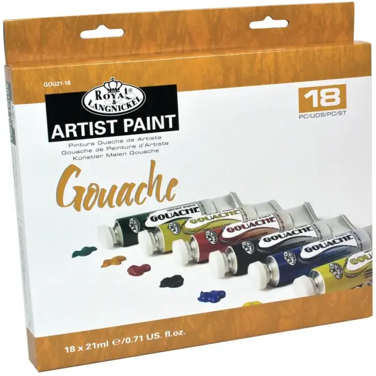 Royal & Langnickel(R) essentials(TM) Gouche Paints 21ml-18/Pkg {3}