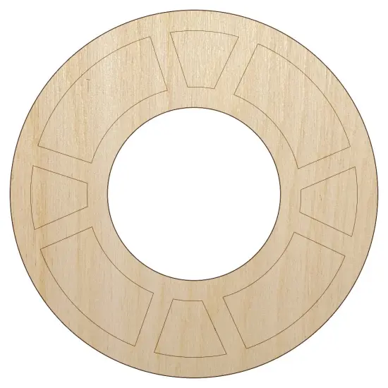 Life Preserver Summer Unfinished Wood Shape Piece Cutout for DIY Craft Projects {1}