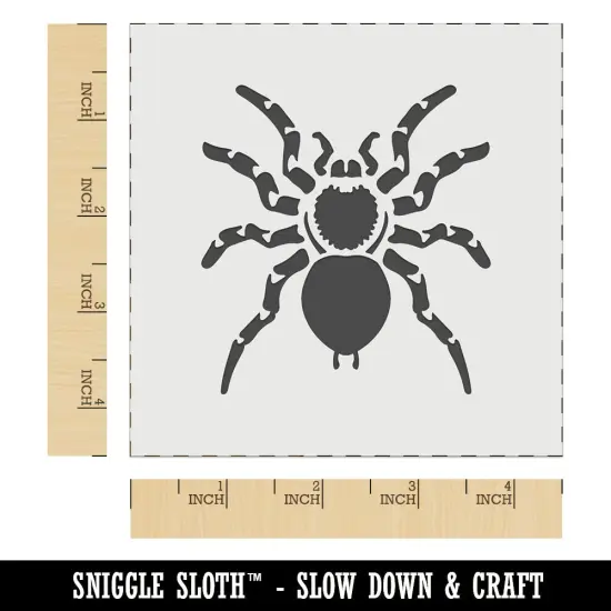 Tarantula Spider Arachnid Bug Wall Cookie DIY Craft Reusable Stencil {6}