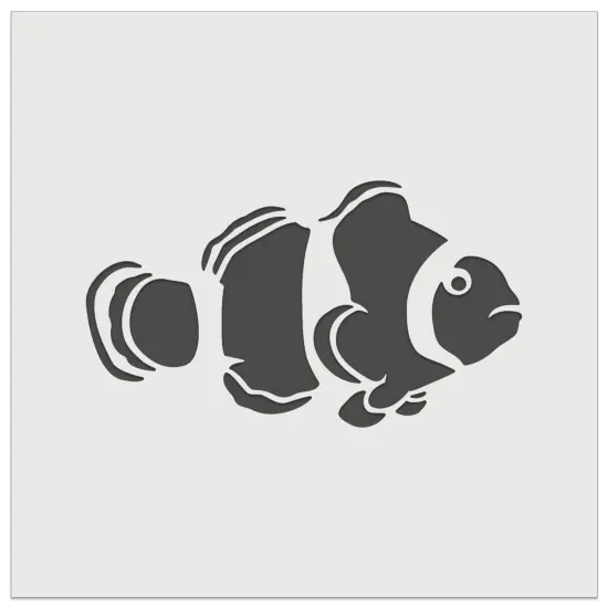 Clownfish Clown Fish Wall Cookie DIY Craft Reusable Stencil {2}