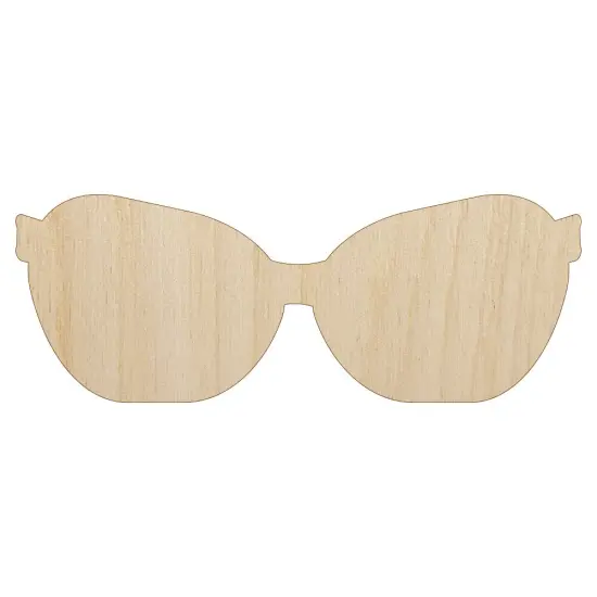 Sunglasses Shades Solid Unfinished Wood Shape Piece Cutout for DIY Craft Projects {7}