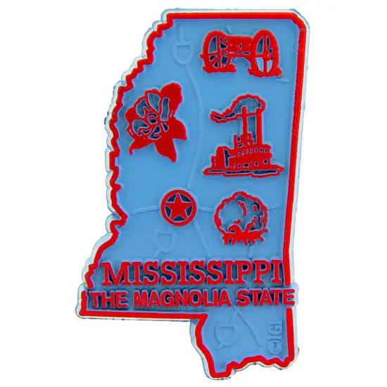 Mississippi Refrigerator Magnet 2" {1}