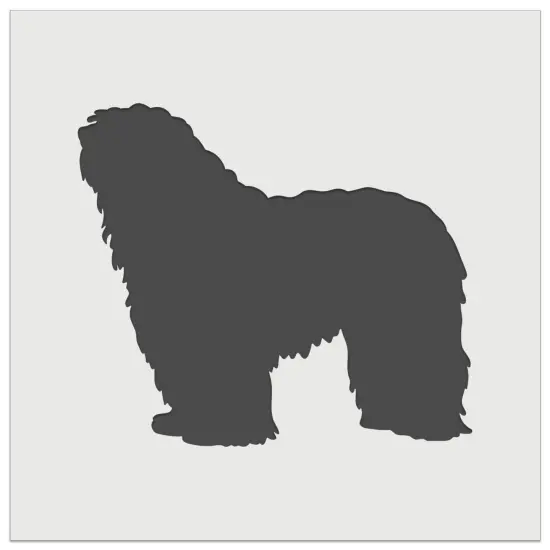 Bergamasco Sheepdog Dog Solid Wall Cookie DIY Craft Reusable Stencil {7}