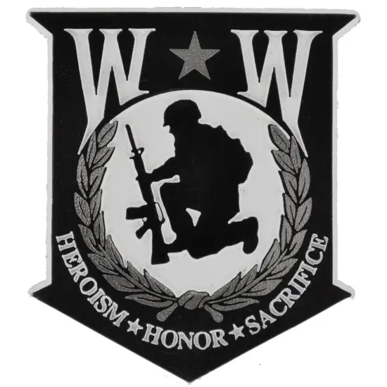 Wounded Warrior Magnet Car Fridge Locker Decal (2-7/8") {1}