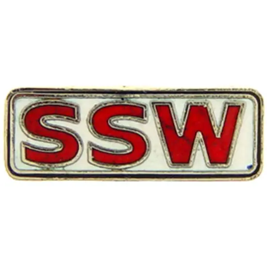 SSW Railroad Pin 1" {1}