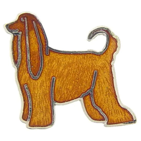 Afghan Hound Pin 1" {1}