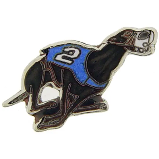 Greyhound Dog Pin #2 1" {1}