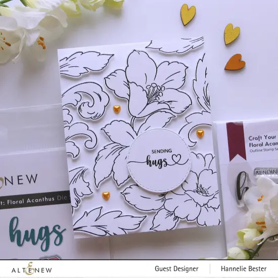 Craft Your Life Project Kit: Floral Acanthus & Add-on Layering Stencil Bundle {6}