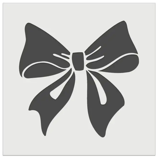 Sweet Bow Gift Presents Birthday Anniversary Christmas Wall Cookie DIY Craft Reusable Stencil {2}