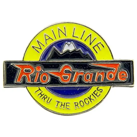 Rio Grande Railroad Pin 1" {1}