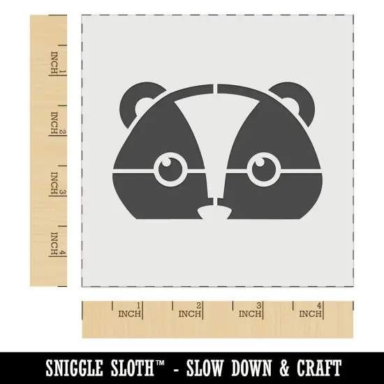 Peeking Skunk Wall Cookie DIY Craft Reusable Stencil {6}