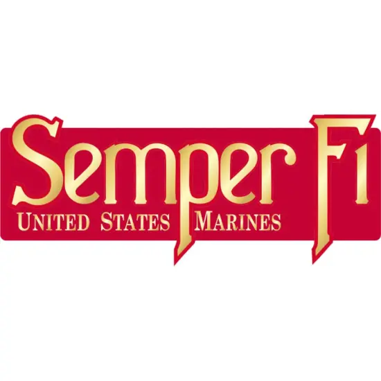 U.S.M.C. Semper Fi Refrigerator Magnet 3" {1}