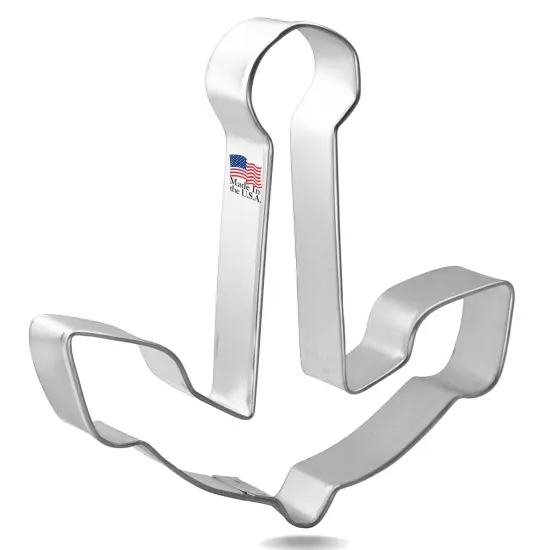 CookieCutter.Com Anchor Cookie Cutter 4.5 Inch &ndash;Tin Plated Steel Cookie Cutters &ndash; Made In The USA {1}