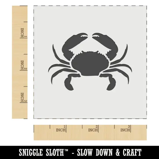 Crab Beach Ocean Wall Cookie DIY Craft Reusable Stencil {6}