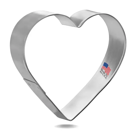 CookieCutter.Com Heart Cookie Cutter 3.75 Inch &ndash;Tin Plated Steel Cookie Cutters &ndash; Made In The USA {1}
