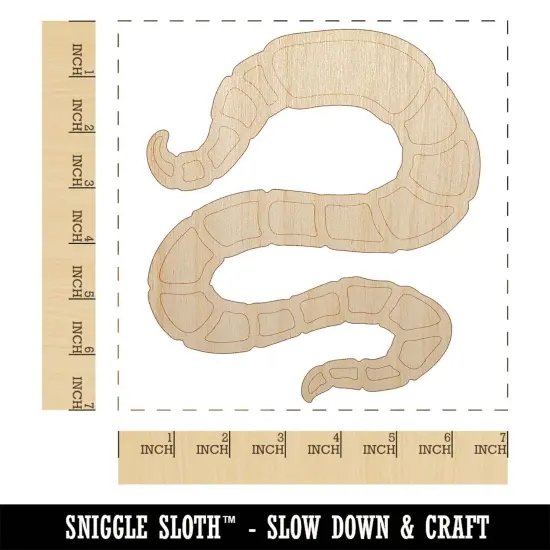 Wiggling Worm Earthworm Unfinished Wood Shape Piece Cutout for DIY Craft Projects {1}