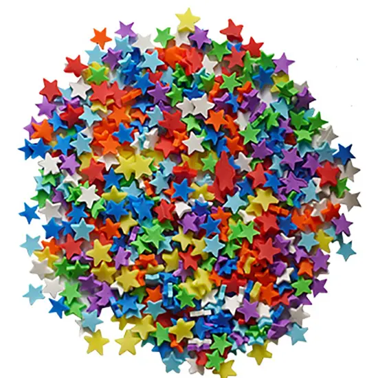 Buttons Galore Bright Colors Polymer Clay Stars - Embellishments for DIY Crafts 100 Grams {2}