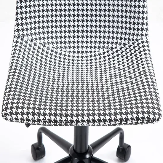 ISL Furnishings InterSpaceLiving Print Desk Chair (Houndstooth Vinyl/Black) {3}