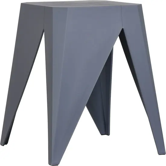 ISL Furnishings InterSpaceLiving Zuho Multi-USe Stool (4, Charcoal) {3}