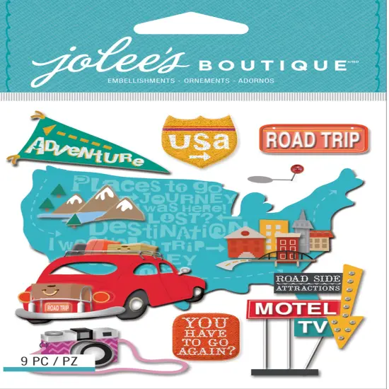 Jolee's Boutique Road Trip Dimensional Stickers {1}
