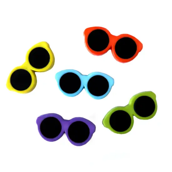 Buttons Galore and More Craft & Sewing Buttons - Summer Shades - 15 Buttons {1}