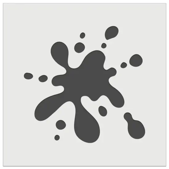 Paint Ink Blood Spatter Splat Drip Wall Cookie DIY Craft Reusable Stencil {2}