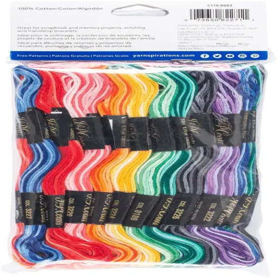 Coats & Clark 6-Strand Embroidery Floss Value Pack 36/Pkg-Variegated {2}