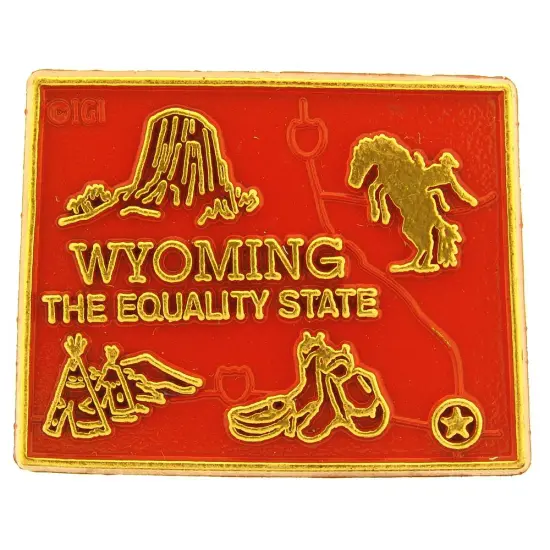 Wyoming Refrigerator Magnet 2" {1}