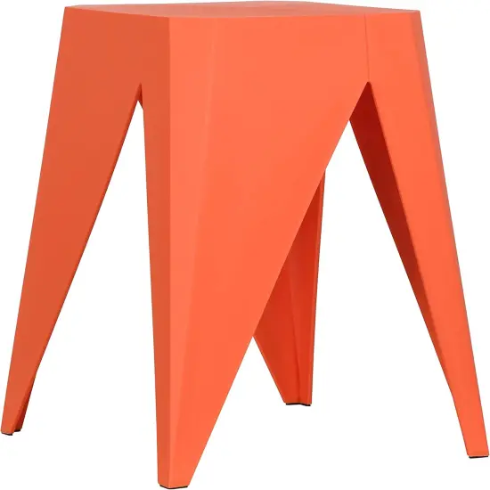 ISL Furnishings InterSpaceLiving Zuho Multi-USe Stool (2, Orange) {3}